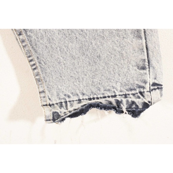 Nasty Gal Collection Acid Wash Ankle Slit Mom Style Denim Jeans US 1 - Picture 11 of 16